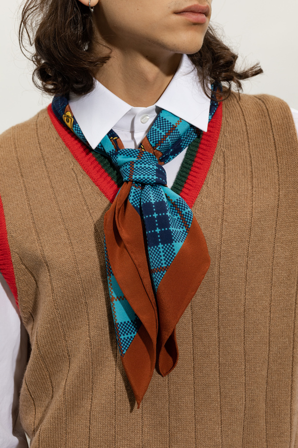 Gucci Silk scarf Men's Accessories Vitkac